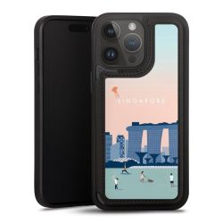 Snap Wallet Case schwarz