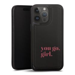 Snap Wallet Case schwarz