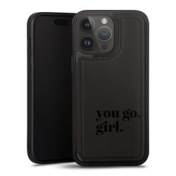 Snap Wallet Case schwarz