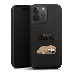 Snap Wallet Case schwarz