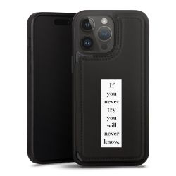 Snap Wallet Case schwarz