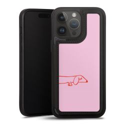 Snap Wallet Case schwarz