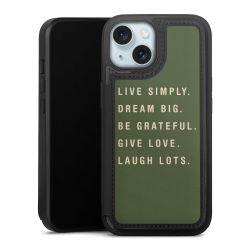 Snap Wallet Case schwarz