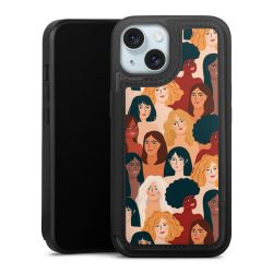 Snap Wallet Case schwarz