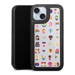 Snap Wallet Case schwarz