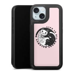 Snap Wallet Case schwarz