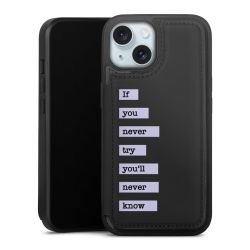 Snap Wallet Case schwarz