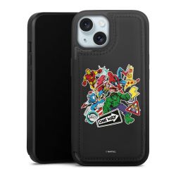 Snap Wallet Case schwarz