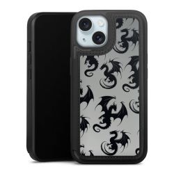 Snap Wallet Case schwarz