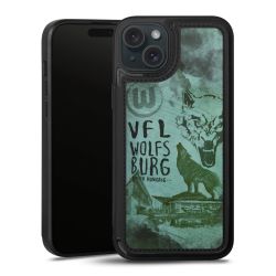 Snap Wallet Case schwarz