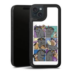 Snap Wallet Case schwarz