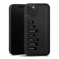 Snap Wallet Case schwarz