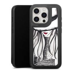 Snap Wallet Case schwarz