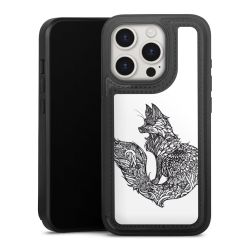 Snap Wallet Case schwarz