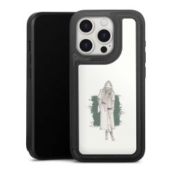 Snap Wallet Case schwarz