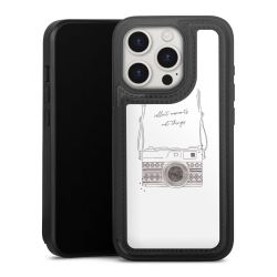 Snap Wallet Case schwarz