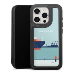 Snap Wallet Case schwarz