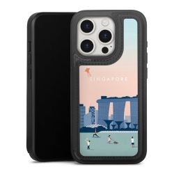 Snap Wallet Case schwarz