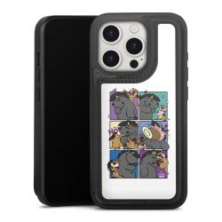 Snap Wallet Case schwarz