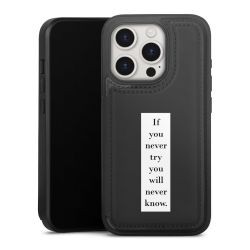 Snap Wallet Case schwarz