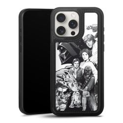 Snap Wallet Case schwarz