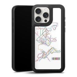 Snap Wallet Case schwarz