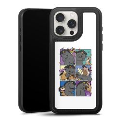 Snap Wallet Case schwarz