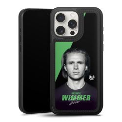 Snap Wallet Case schwarz