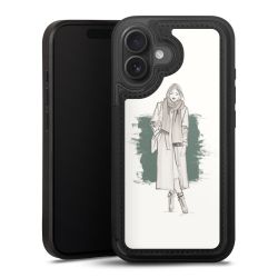 Snap Wallet Case schwarz