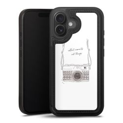 Snap Wallet Case schwarz