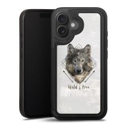 Snap Wallet Case schwarz