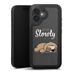 Just Do It Slowly Sloth Grey