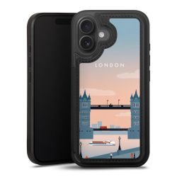 Snap Wallet Case schwarz