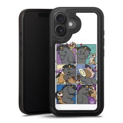 Snap Wallet Case schwarz