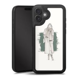 Snap Wallet Case schwarz