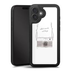 Snap Wallet Case schwarz