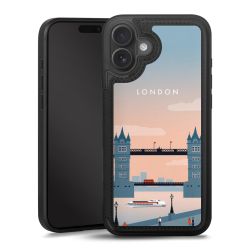 Snap Wallet Case schwarz