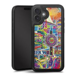 Snap Wallet Case schwarz