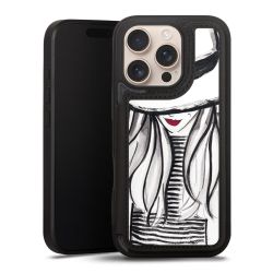 Snap Wallet Case schwarz