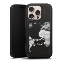 Snap Wallet Case schwarz