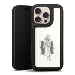 Snap Wallet Case schwarz