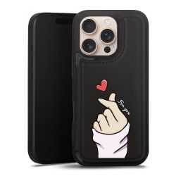 Snap Wallet Case schwarz