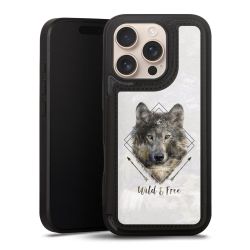 Snap Wallet Case schwarz