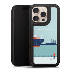 Snap Wallet Case schwarz