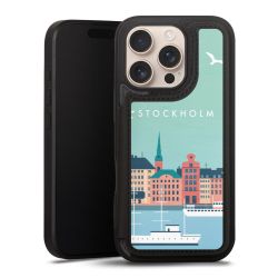 Snap Wallet Case schwarz