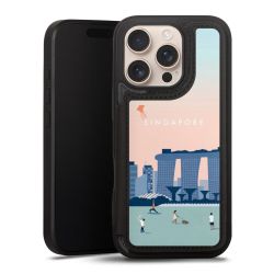 Snap Wallet Case schwarz