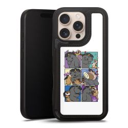 Snap Wallet Case schwarz