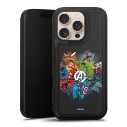 Snap Wallet Case schwarz