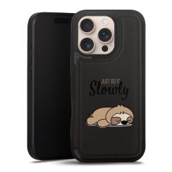 Snap Wallet Case schwarz