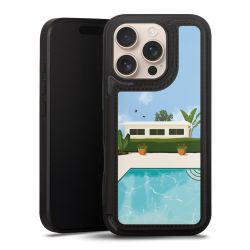 Snap Wallet Case schwarz